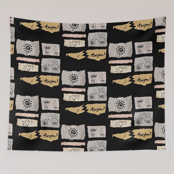 Item preview, Doodle collage & line Drawing designed and sold by TypeWrite.