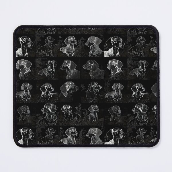 Item preview, Dachshund Repeating Pattern designed and sold by chamlogic.
