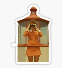 suzy bishop, moonrise kingdom - binoculars Sticker