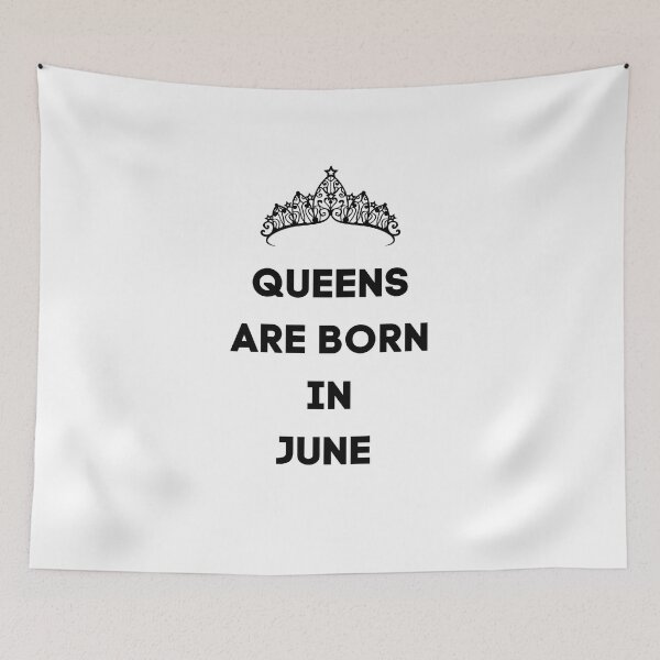 Item preview, QUEENS ARE BORN IN designed and sold by BluePlanetStore.