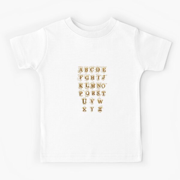 Alphabet Lore A-Z I Love You Letter For Kids Boys And Girls Unisex T-Shirt