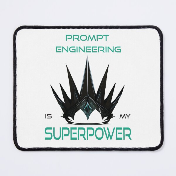 Item preview, Prompt Engineering is my super power | AI | Artificialintelligence | Prompt Engineer| Superpower | Crown | Innovation designed and sold by ArtPowTech.