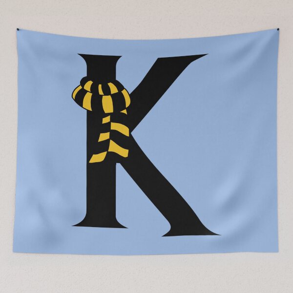 Item preview, Letter K huffle harry magic school lettering designed and sold by LeosfNorthd.