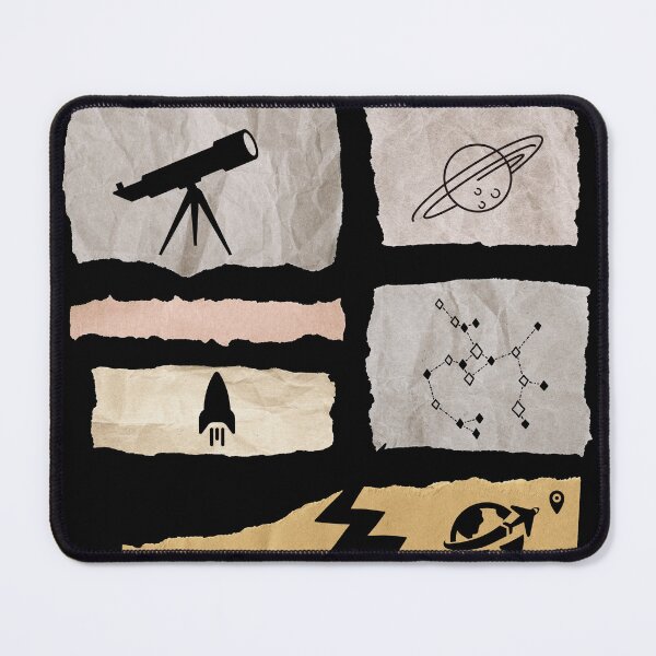 Item preview, Doodle collage & line Drawing for Space travel designed and sold by TypeWrite.