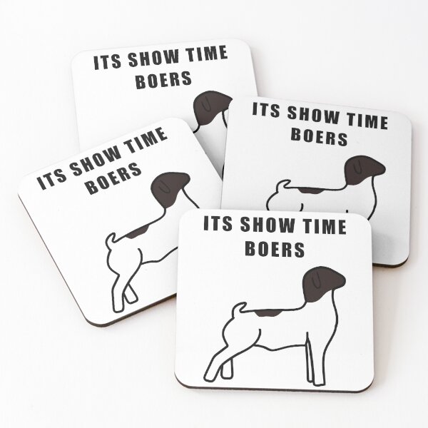 Item preview, ITS SHOW TIME BOERS Brownish reddish and white goat designed and sold by Horsequeenozie.