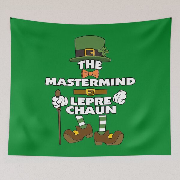 Item preview, The Mastermind Leprechaun St Patrick's Day Celebration Matching Outfits Group Attire designed and sold by onicon.