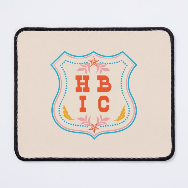 Item preview, HBIC Head Bitch In Charge Sheriff Badge designed and sold by OKObjects.
