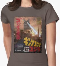 Catzilla Movie Poster Women's Fitted T-Shirt