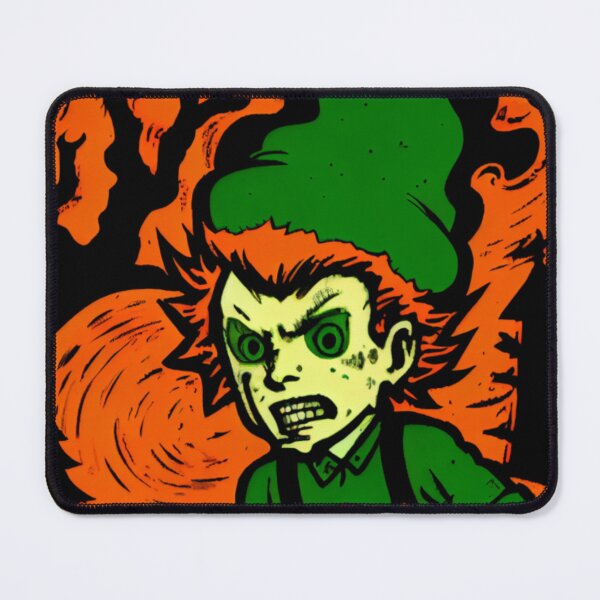 Item preview, The Maniacal Leprechaun: A Portrait of Madness designed and sold by SPOOKY-365.