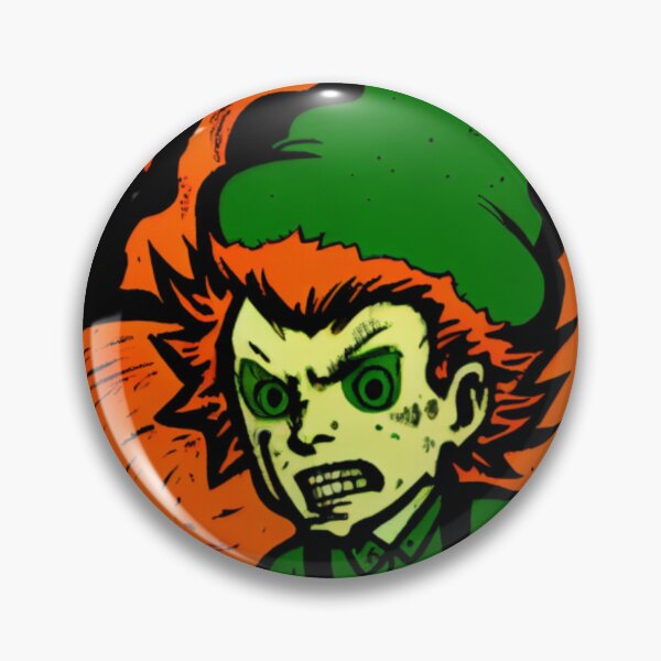 Item preview, The Maniacal Leprechaun: A Portrait of Madness designed and sold by SPOOKY-365.