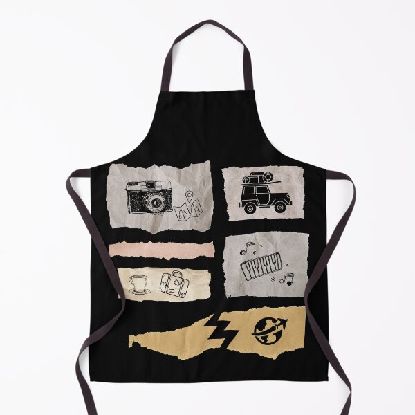 Item preview, Doodle collage & line Drawing for traveler designed and sold by TypeWrite.