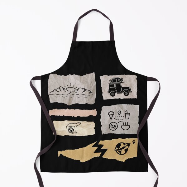 Item preview, Doodle collage & line Drawing for traveler designed and sold by TypeWrite.