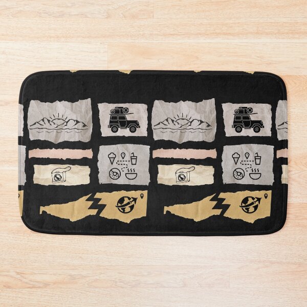 Item preview, Doodle collage & line Drawing for traveler designed and sold by TypeWrite.