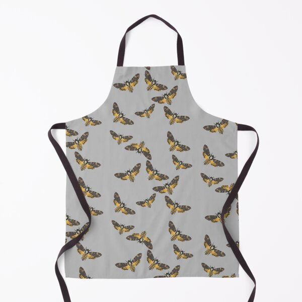 Item preview, Death's Head Moths Grey designed and sold by Ashley Gagnon.