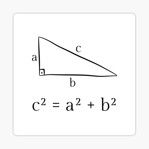Item preview, Pythagoras theorem - mathematics designed and sold by Mapsart-.