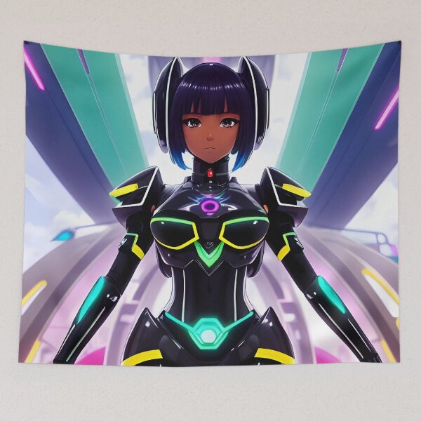 Item preview, Face 2 Face | Black Anime Girls designed and sold by blackanimemecca.