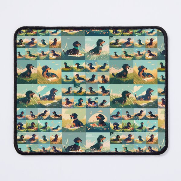 Item preview, Dachshund Repeating Pattern designed and sold by chamlogic.