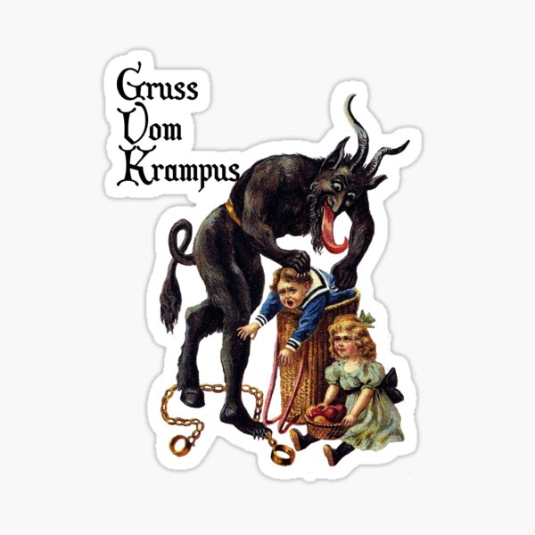 Aperçu de l'œuvre Grom Vom Krampus créée et vendue par teachertees.