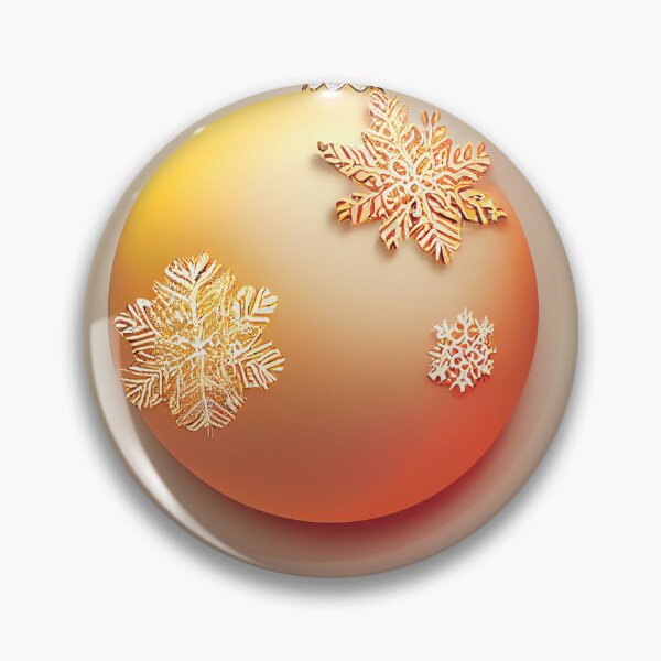 Item preview, a glass ornament with snowflakes on it designed and sold by DesignAtYO.