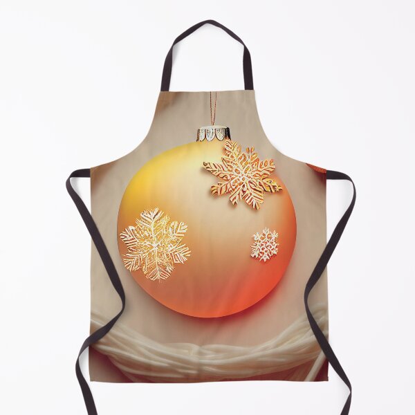 Item preview, a glass ornament with snowflakes on it designed and sold by DesignAtYO.