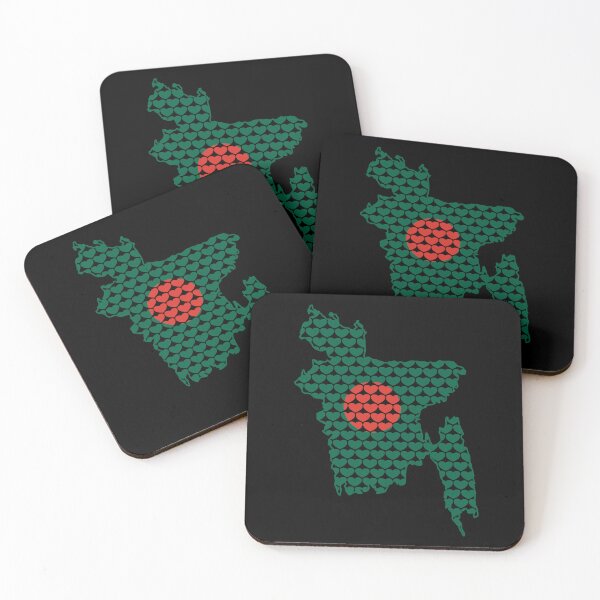 Item preview, Bangladesh Map of Hearts designed and sold by dezanli.
