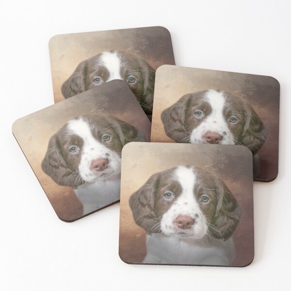 Item preview, English Springer Spaniel Puppy 01 designed and sold by Elisabeth Lucas.