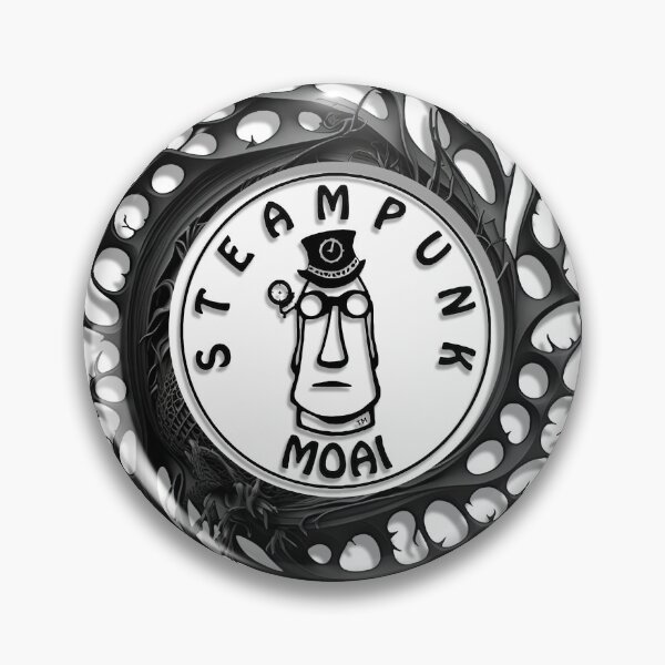 Item preview, There Be Moai  designed and sold by SteampunkMoai.