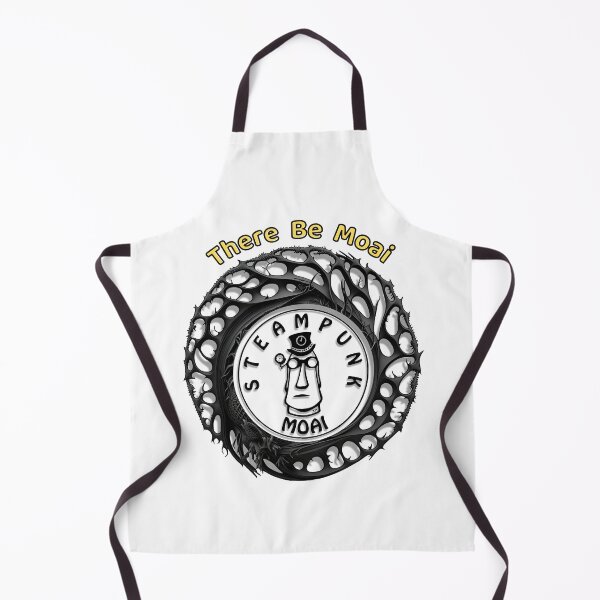 Item preview, There Be Moai designed and sold by SteampunkMoai.