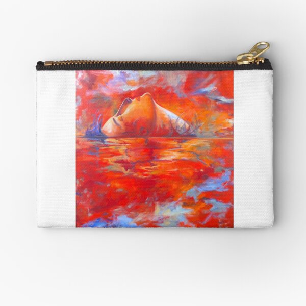 “Fire, Water, and Ice" Zipper Pouch