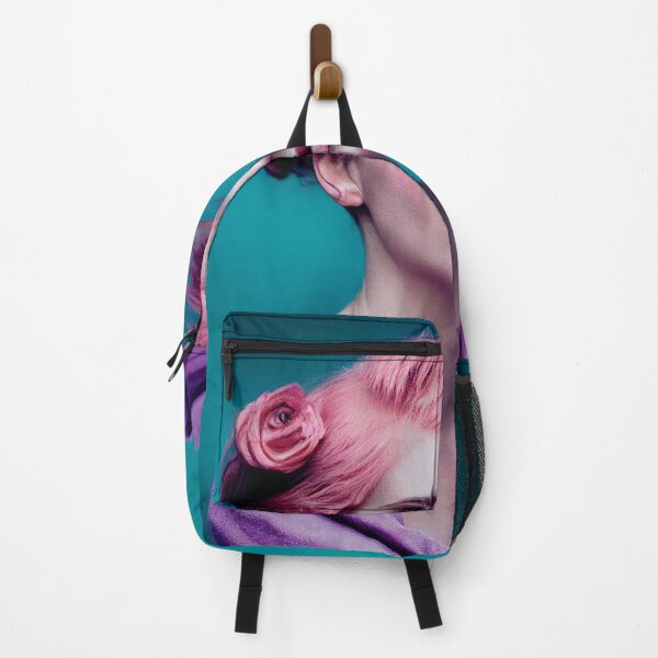 Item preview, a woman with pink hair wearing a purple dress designed and sold by DesignAtYO.