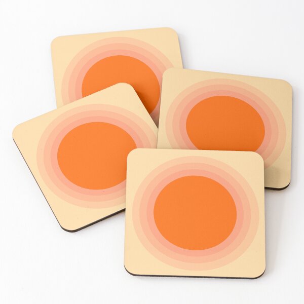 Item preview, Circle gradient Orange Sun  designed and sold by Mapsart-.