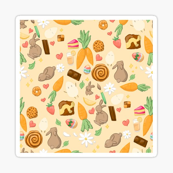 Item preview, Easter Bunnies Pattern designed and sold by Victoria Lehnard.