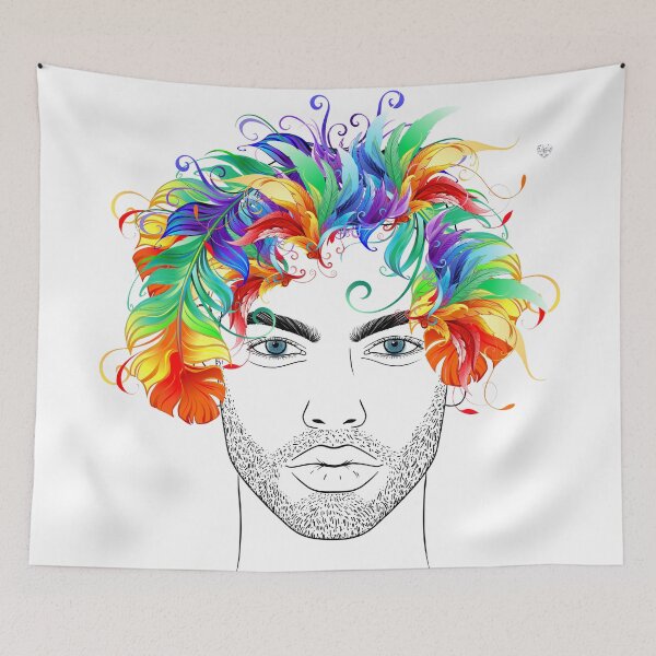 Item preview, Mardi Gras Sketch | Just Add Soul | Colourful Chic designed and sold by FrequencyV.