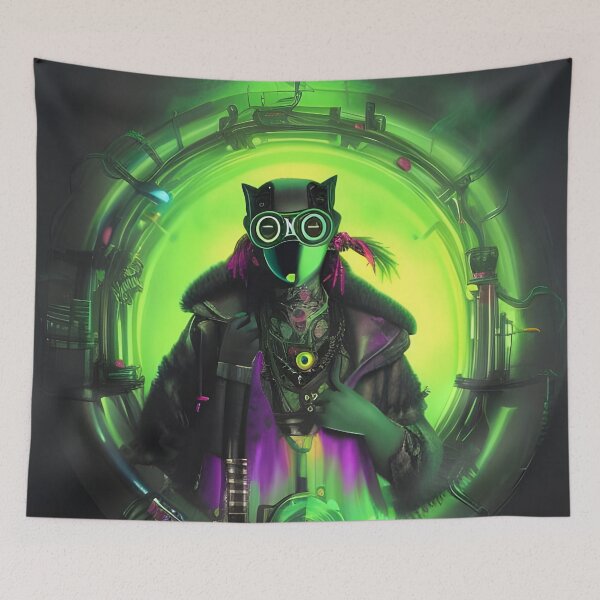 Artikelvorschau, Cybergoth-Katzenmann entworfen und verkauft von blakcirclegirl.