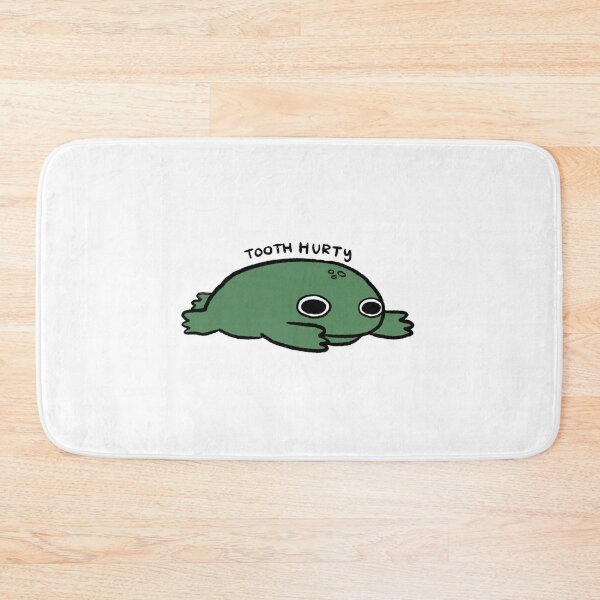 Item preview, Tooth Hurty | Sad Green Frog designed and sold by iristocat.