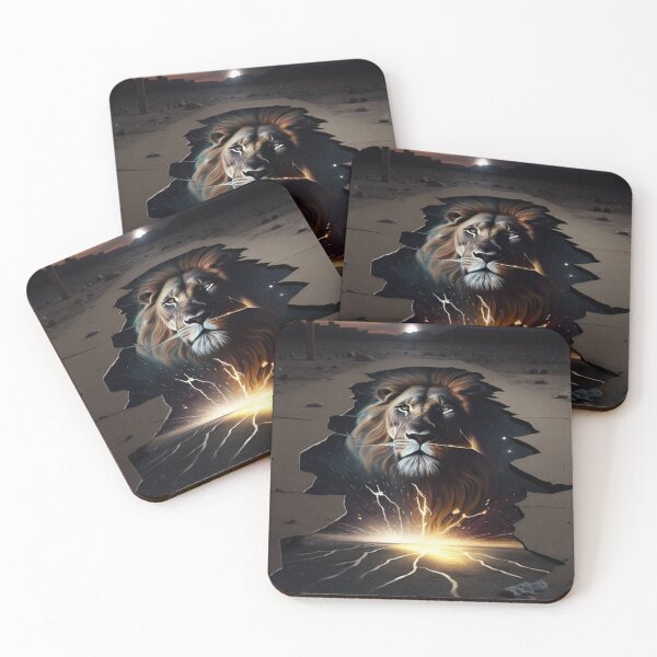 Item preview, Lion 3D motif by Anakwanar designed and sold by AIKunst.