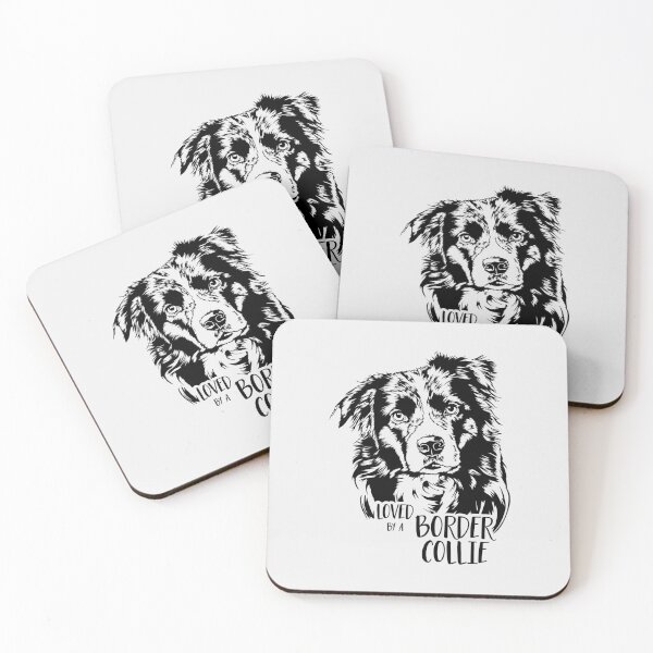 Item preview, Loved by a Border Collie dog saying designed and sold by dogarts.