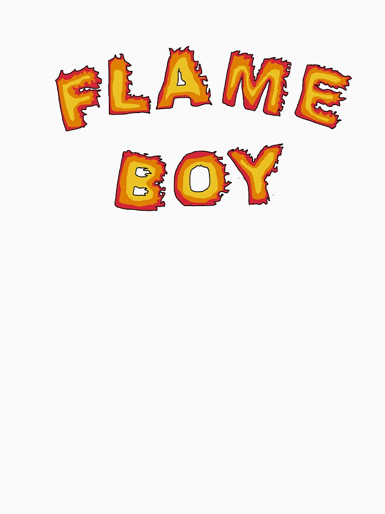 flame boy shirt