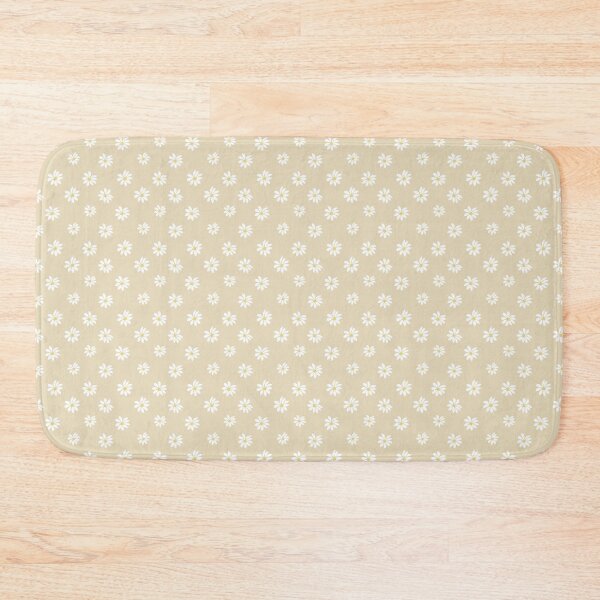 Item preview, MINI DITSY DAISY PRAIRIE PREPPY BEIGE FLORALS designed and sold by blomastudios.