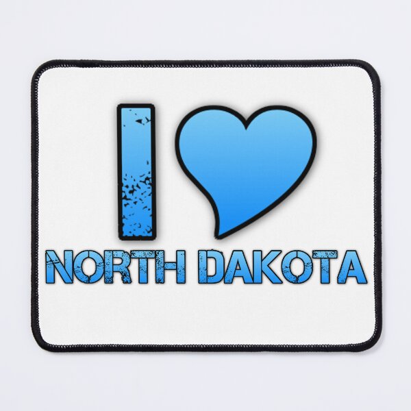 Item preview, I Love North Dakota - Skate Style designed and sold by ImgByLili.