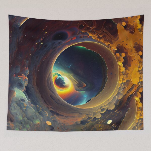 Item preview, Cosmic Wormhole Space Marble designed and sold by entwithanaxe.