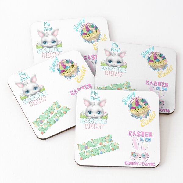 Item preview, Fun Easter Sticker Pack - Cute Easter Bunny designed and sold by Spiritualish.