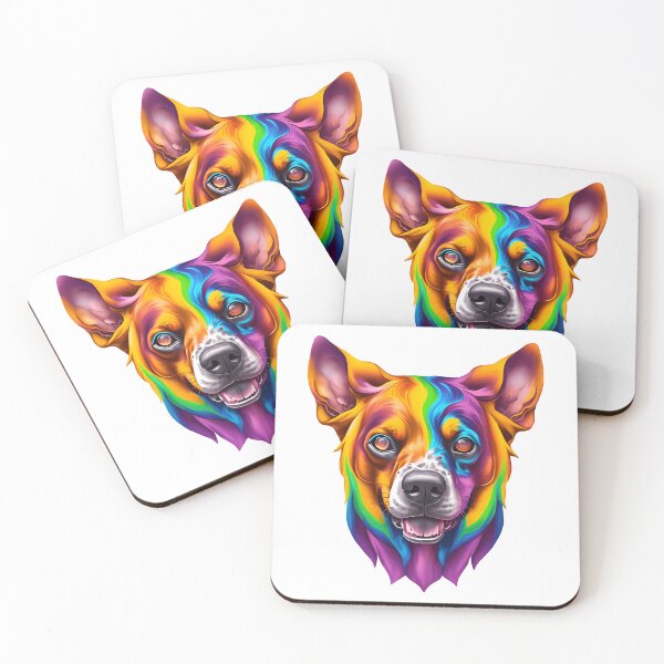 Item preview, Rainbow Pup designed and sold by A.I. Does  Art.