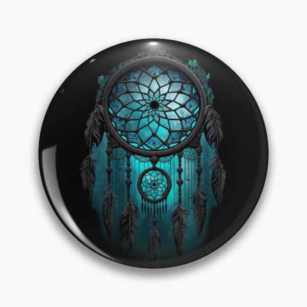 Item preview, Turquoise Hues Dreamcatcher - Native American Spiritual Symbol Dream Protection designed and sold by Dragonstrom.