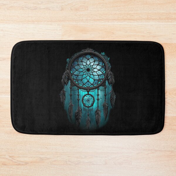 Item preview, Turquoise Hues Dreamcatcher - Native American Spiritual Symbol Dream Protection designed and sold by Dragonstrom.
