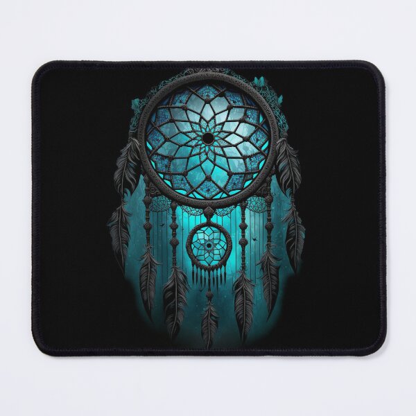 Item preview, Turquoise Hues Dreamcatcher - Native American Spiritual Symbol Dream Protection designed and sold by Dragonstrom.
