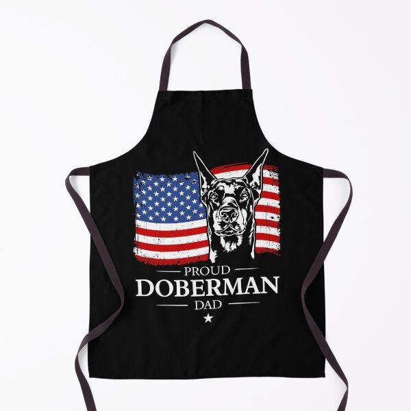 Item preview, Doberman Dad Dog Flag Patriotic Dog Canine Portrait designed and sold by dogarts.