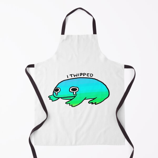 Item preview, I Twipped | Sad Blue to Green Gradient Frog designed and sold by iristocat.