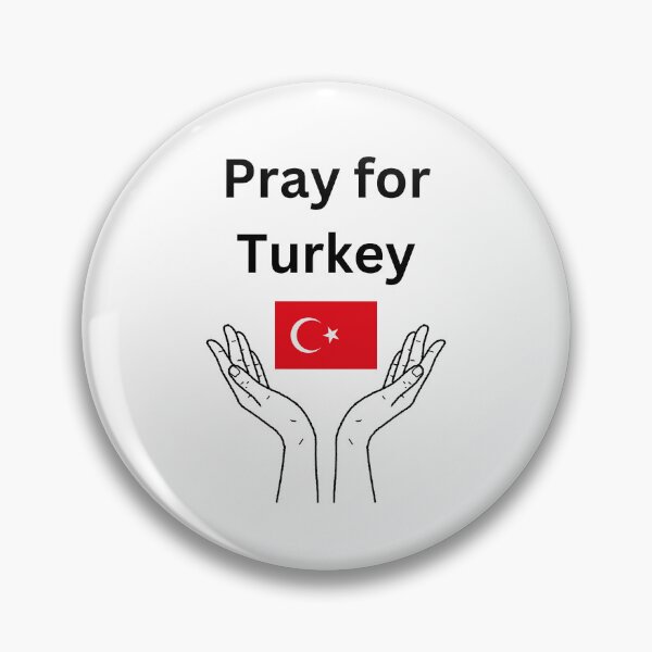Item preview, Pray For Turkey Red Turkey Flag Support Turkey - Earthquake Turkey designed and sold by Echo Aesthetics.