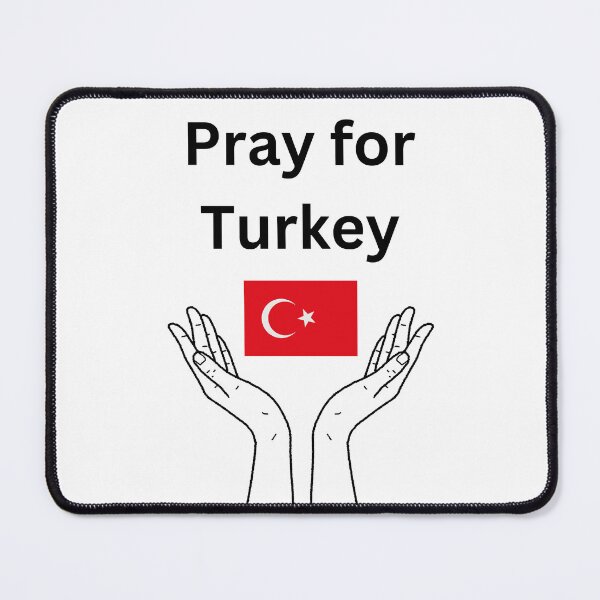 Item preview, Pray For Turkey Red Turkey Flag Support Turkey - Earthquake Turkey designed and sold by Echo Aesthetics.